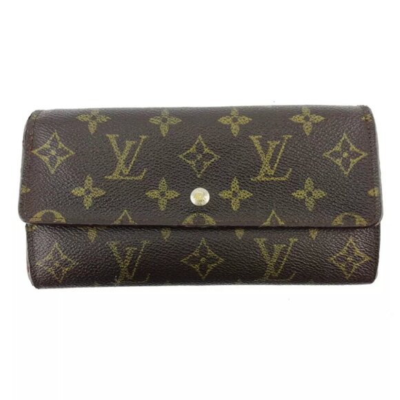 Louis Vuitton Purse Monogram beige Monogram canvas Authentic used T18968 - Picture 1 of 9